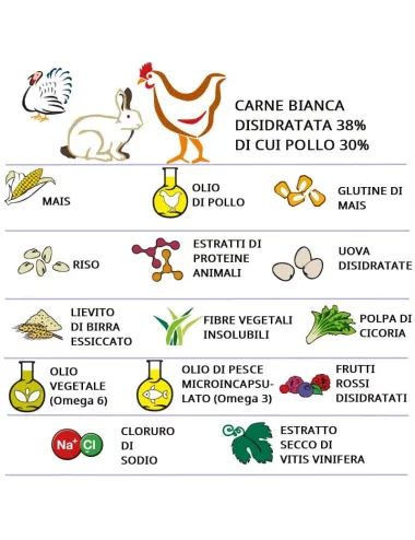 Sacco croccantini per gatti Dogbauer Cat Chicken