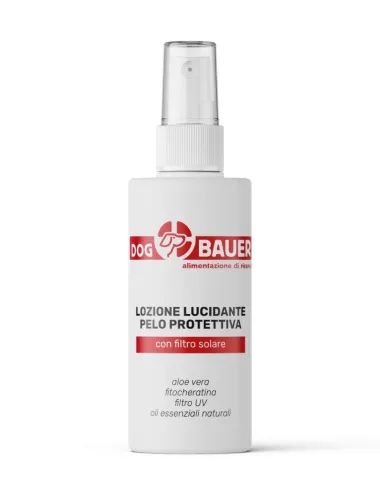 Lozione Lucidante Pelo Protettiva con filtro solare Dogbauer - flacone da 100 ml