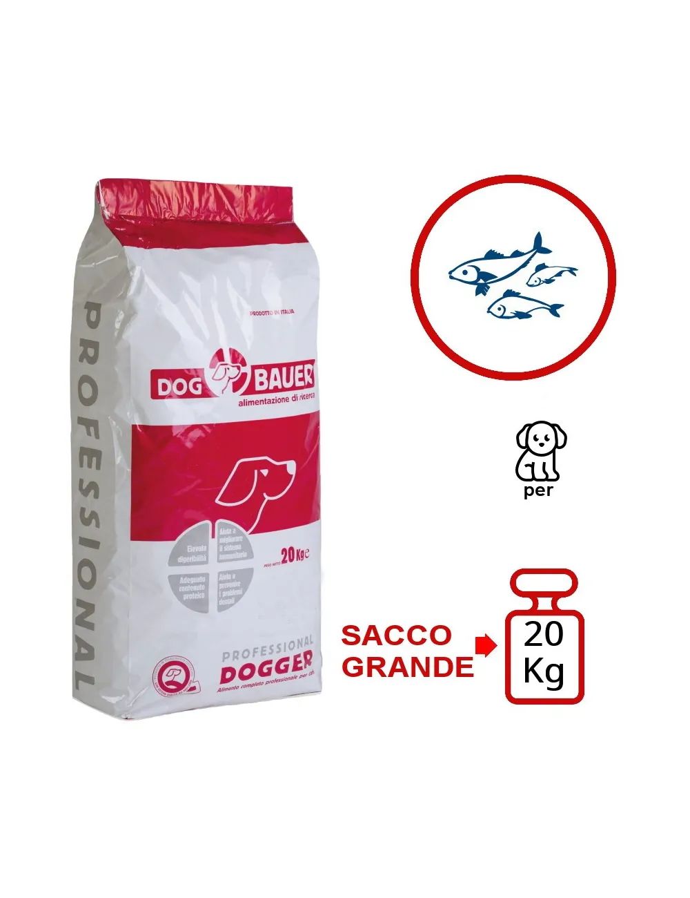 Sacco crocchette Intestinal Dogbauer stop alle feci molli Sacco crocchette Intestinal Dogbauer stop alle feci molli