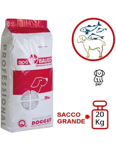 Sacco crocchette Puppy con Agnello e Pesce Dogbauer