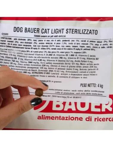 Sacco croccantini per gatti Dogbauer Cat Light Sterilizzato