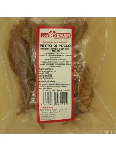 Carne Essiccata per Cani Dogbauer 3 petti di pollo
