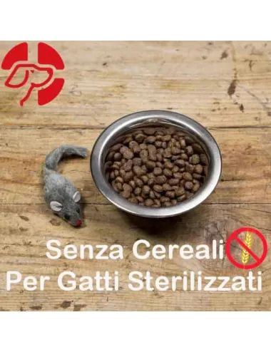 Ciotola crocchette per gatti sterilizzati senza cereali Dogbauer